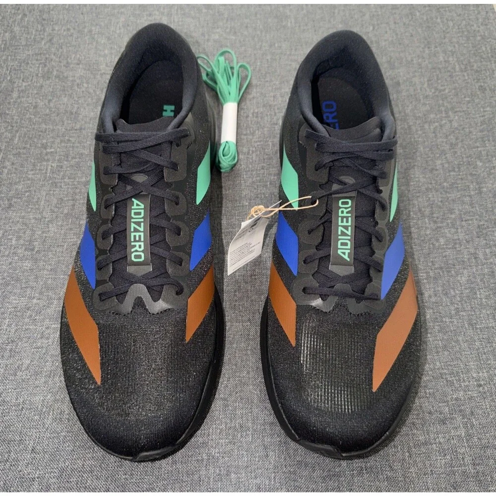 NWT adidas Pharrell x Adizero Evo SL Black Running Sneakers KI3392 Men’s Size 14